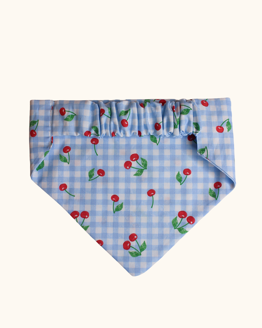 Cherry Gingham Bandana