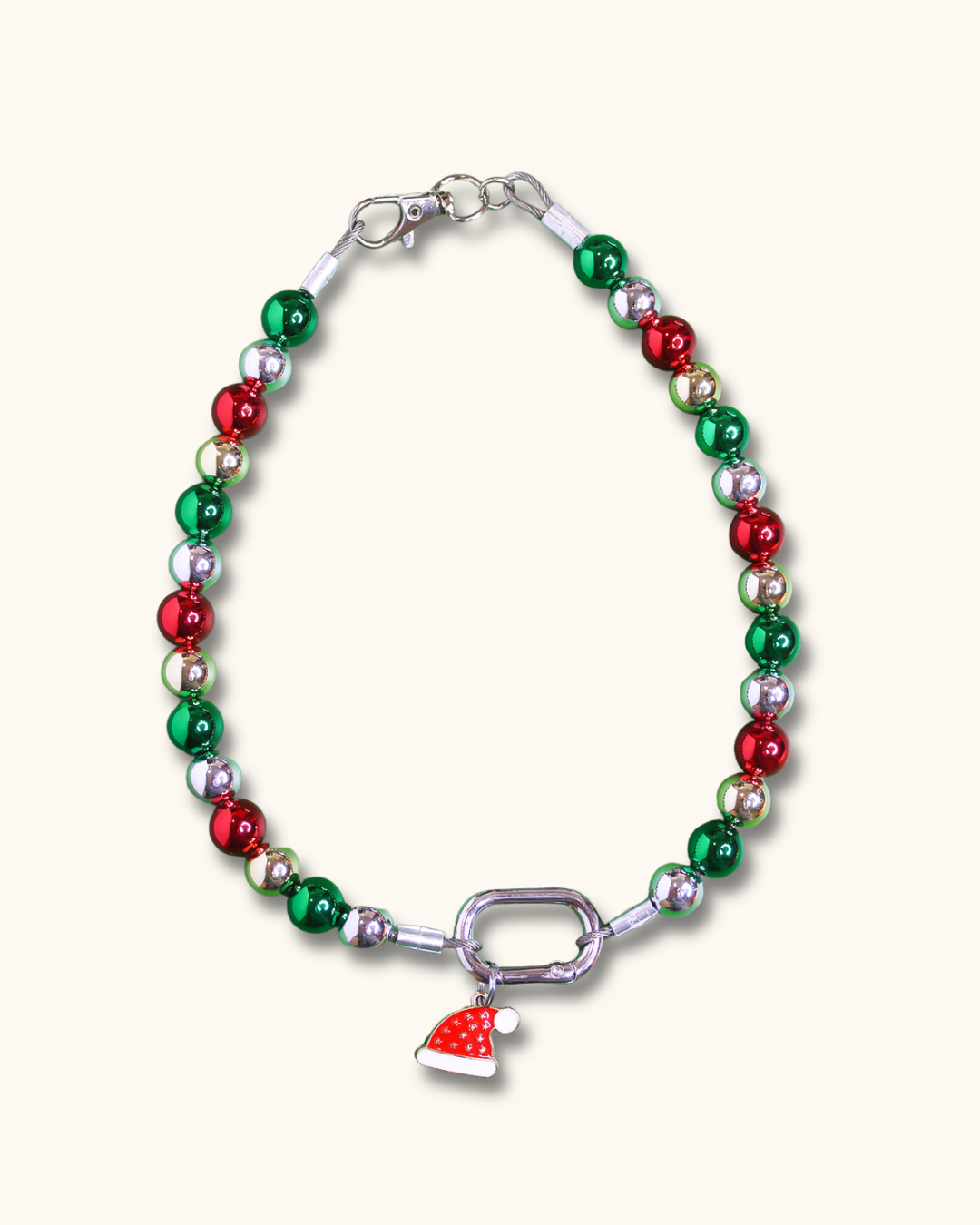 Ornaments Carabiner Beaded Necklace