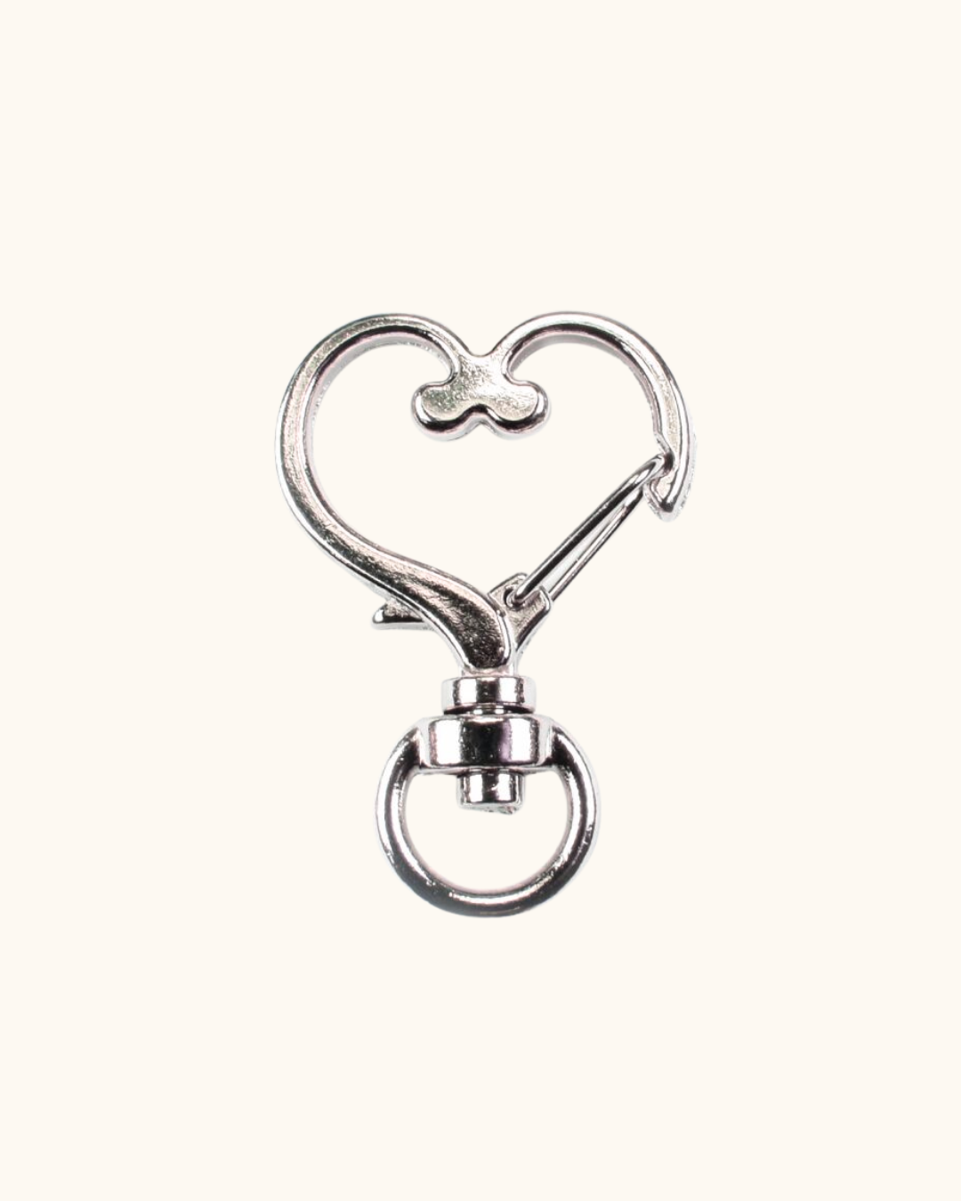 Silver Heart Clasp