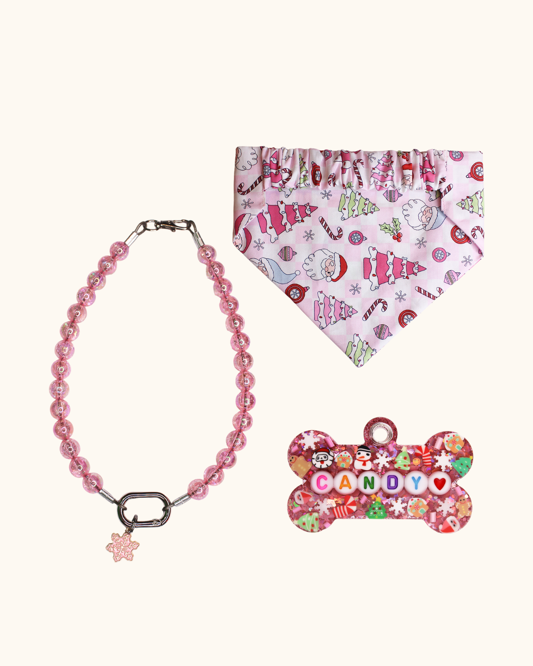 Pink Christmas Set