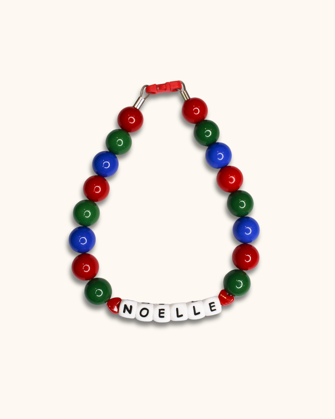 Christmas Lights Beaded Collar