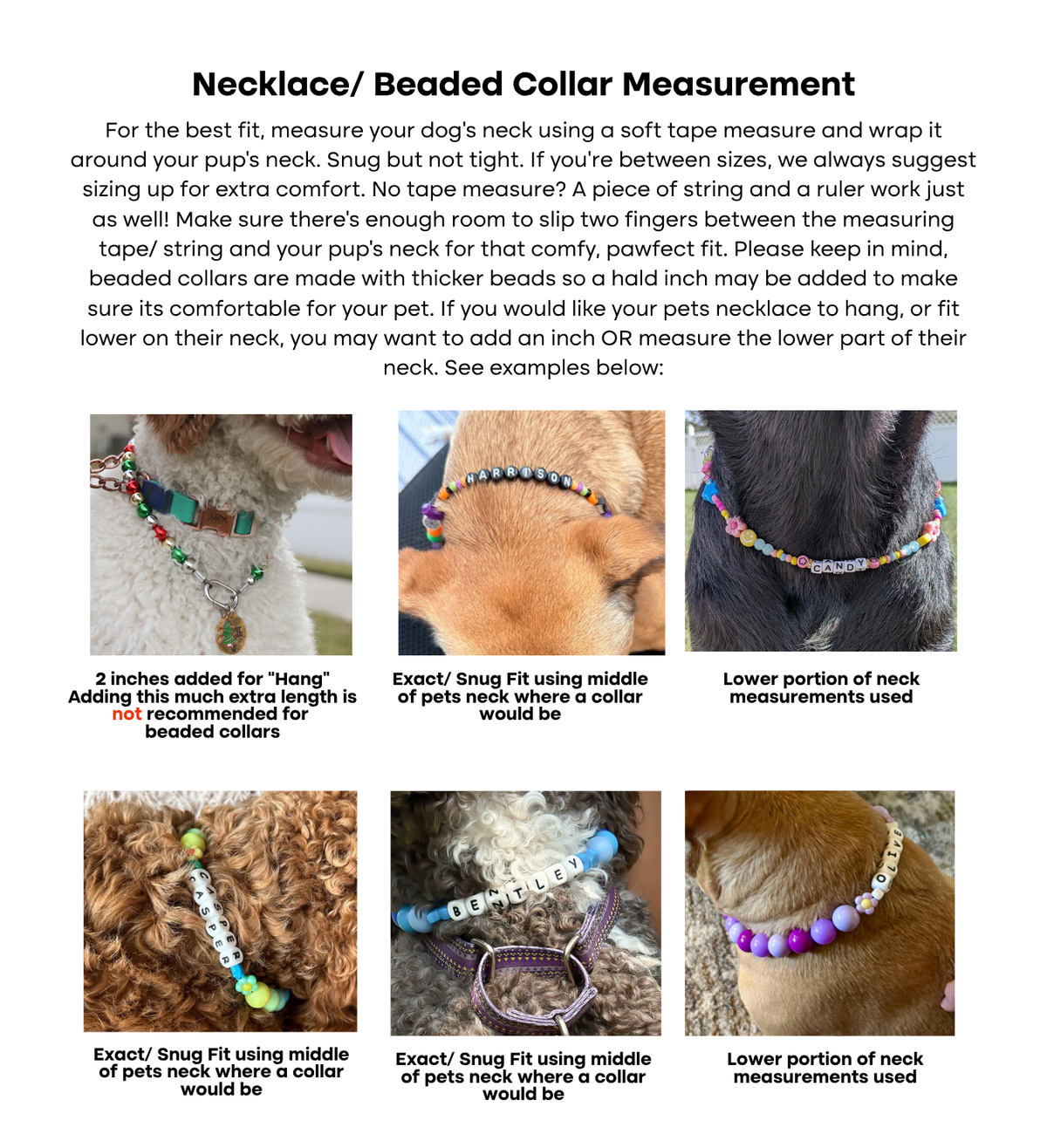 Santa's Helper Beaded Collar