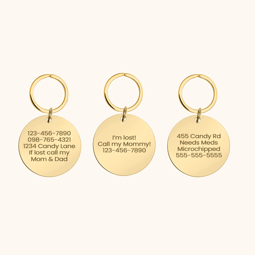 Berry Cute Engraved Pet Tag